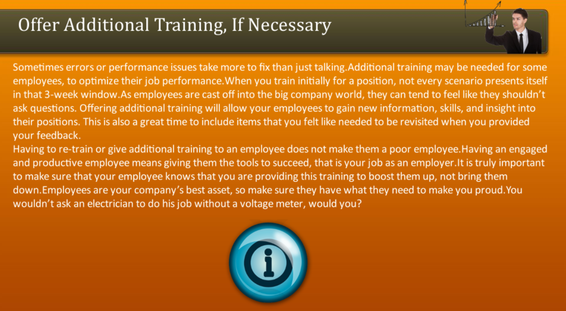 Offer Additional Training If Necessary Freshskills